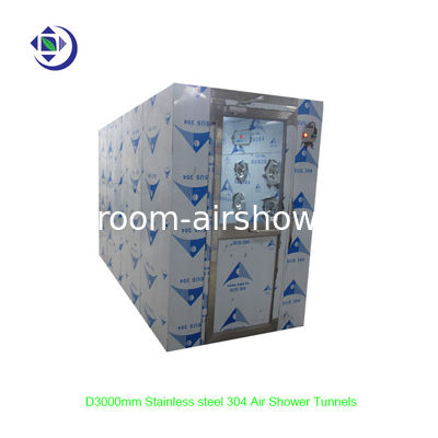 Buy Depth 3000mm Air Shower Cleanroom With Manual Doors For Six People online manufacture