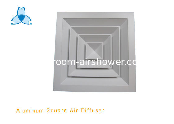 acquistare Misura bassa a quattro vie del diffusore 450x450mm dell'aria del soffitto di resistenza per il flusso d'aria del rifornimento fabbricazione online