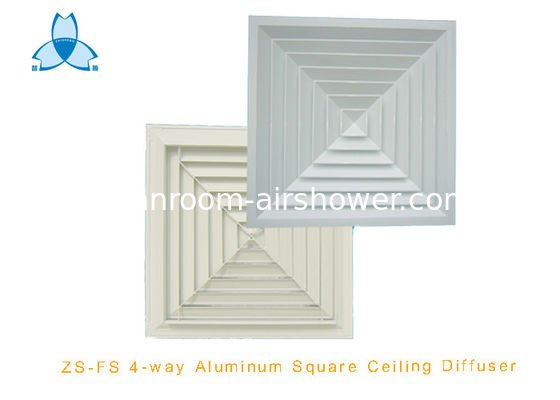 Buy Ceiling 24x24 Air Diffuser , Return Air Diffuser High Dust Holding Capacity online manufacture