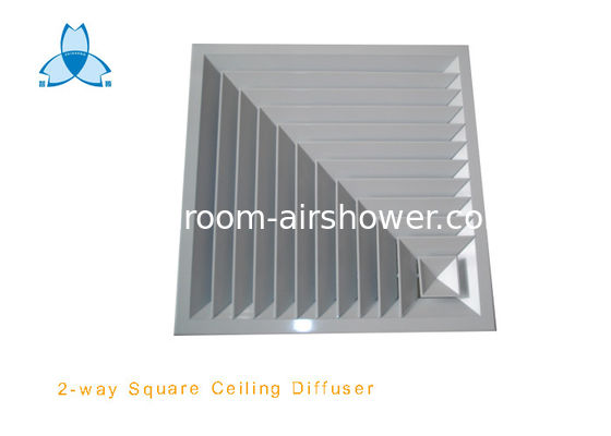 kaufen 2 Quadrat-Luftverteiler-Aluminiumlegierungs-Material der Weisen-RAL9016 für HVAC-System Online-Herstellung