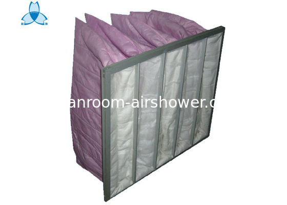 membeli Medium Efficiency F7 Non Woven Air Filter Dengan 5 Kantong, 595 * 595 * 500 pembuatan online