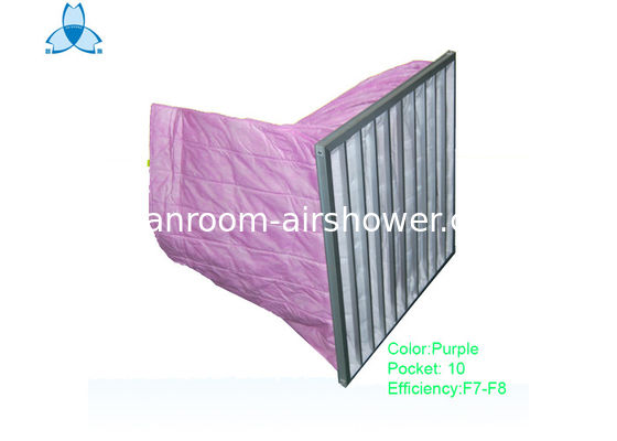 Buy Anti - Static Pocket Air Filter Initial Resistance 110 For Dust Collection online manufacture