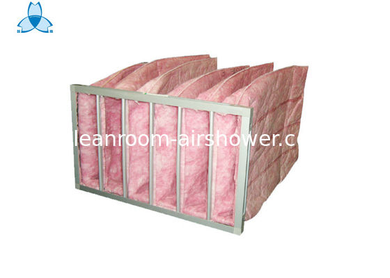 Buy Chemical Fiber Filtering Media Air Filter With 6 Pockets , Customized Size online manufacture