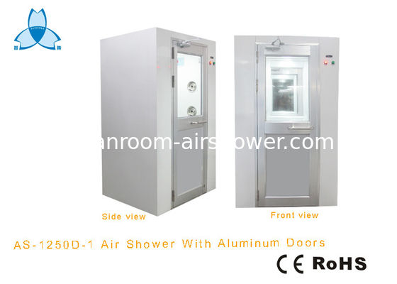 Buy Two Side Blowing Clean Room Air Shower With Manual Aluminum Doors For One Person online manufacture