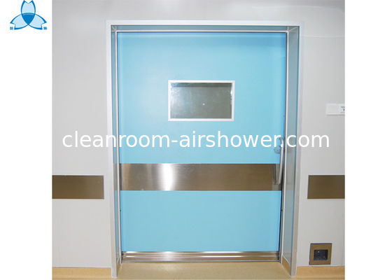 comprar Porta de balanço da porta da folha do hospital única com selo de ar e característica à prova de fogo Fabricação em linha