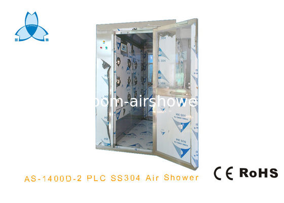 Buy Four People Stainless Steel Air Shower , Air Showers For Clean Rooms With Fingerprint Machine online manufacture