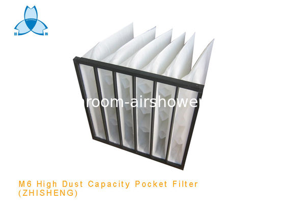 Buy M6 High Dust Capacity Self Supporting Pocket HEPA Air Filter For Gas Turbines online manufacture