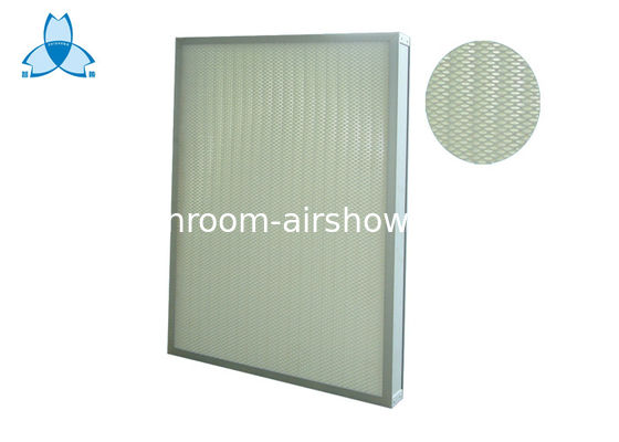 kaufen Anodisierter Filter der Aluminiumrahmen-Minifalten-HEPA für Anwendungen des Reinraum-/HVAC Online-Herstellung