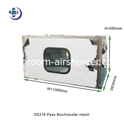 Buy SS316 Clean Room Pass Through Box / Transfer Hatch No Filtration online manufacture
