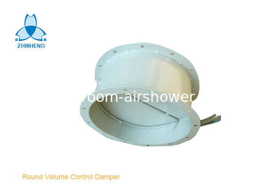 Buy White Color Round Volume Control Damper For HVAC System , ISO9001 Passed online manufacture