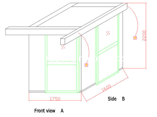 Buy SS304 L Type Class 100 Clean Room With Auto Sliding Doors For Thailand Princess'S Laboratory online manufacture