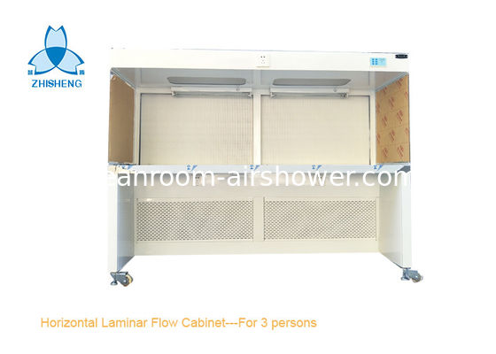 Buy Labortary Horizontal Laminar Flow Cabinet For Three Persons , Low Noise online manufacture
