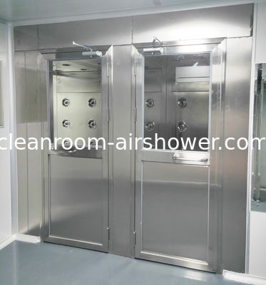Buy Air Shower for Persons and materials with 4 doors controlled by PLC and touch screen online manufacture