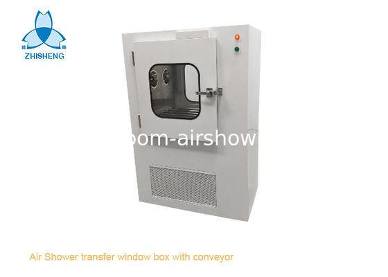 acquistare Trasferimento collegato elettrico Windows della scatola di passaggio della cascata di particelle con il trasportatore a rulli SS304 fabbricazione online
