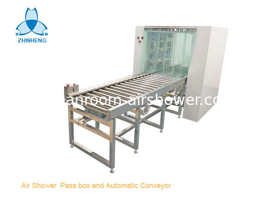 acquistare Scatola di passaggio d'acciaio della cascata di particelle del locale senza polvere e trasportatore a rulli automatico fabbricazione online