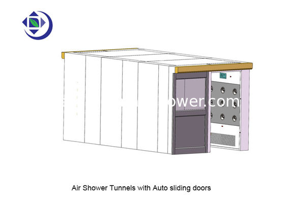 mua Hầm phòng tắm không khí trong phòng sạch dành cho 500 người với cửa trượt tự động sản xuất trực tuyến