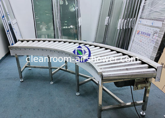mua Điều khiển PLC Băng tải cong bằng thép không gỉ 304 cho vật liệu vượt qua sản xuất trực tuyến