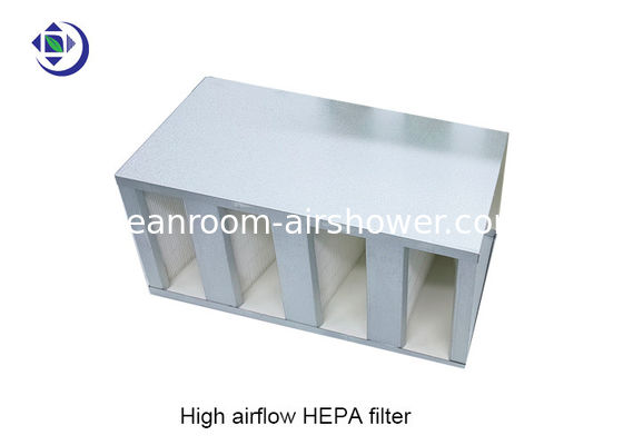 Buy Galvanized Frame H13 H14 High Aiflow Compact HEPA Filter online manufacture