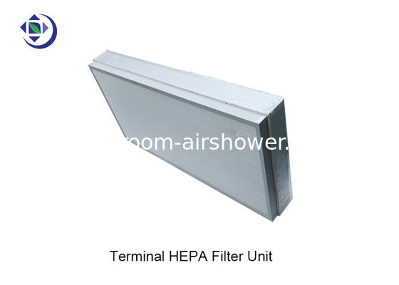 Buy Anodized Aluminum Frame Disposable H13 H14 HEPA Filter Box With Fiberglass Media online manufacture