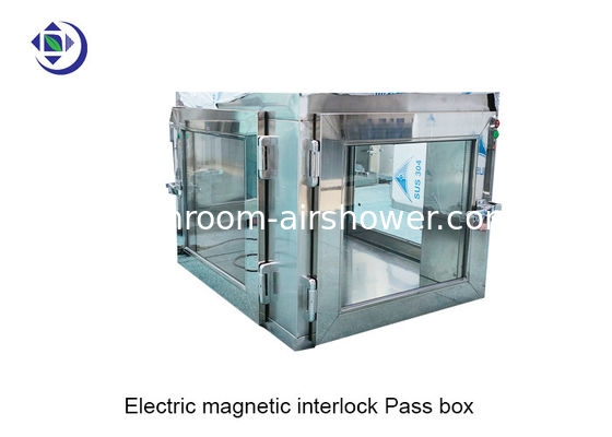 Buy Three Doors Interlocked Stainless Steel 304 Transfer Hatch For Cleanroom online manufacture