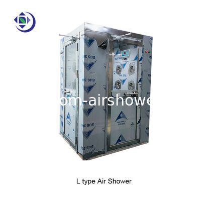 Buy Corner Type / L Type SS 304 Air Shower Room For Materials online manufacture